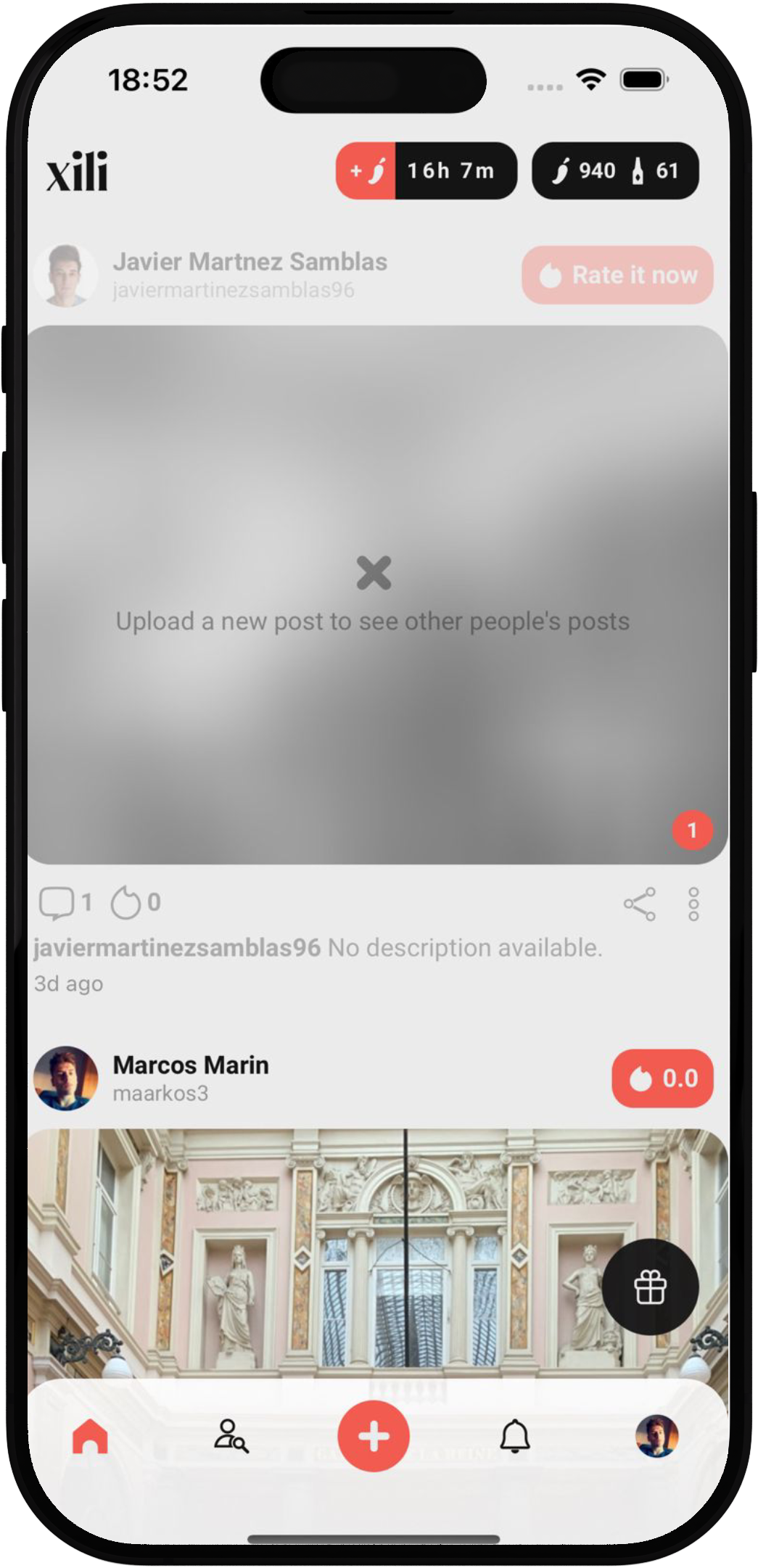 Xili App Interface - Screen 2